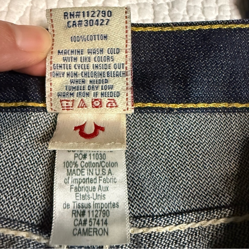 True Religion Cameron Denim western Y2K Made in the USA - Picture 8 of 14